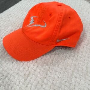 Rafa Nadal Nike Hat Orange Heritage86 Dri Fit Strap Back US Open Tennis Cap